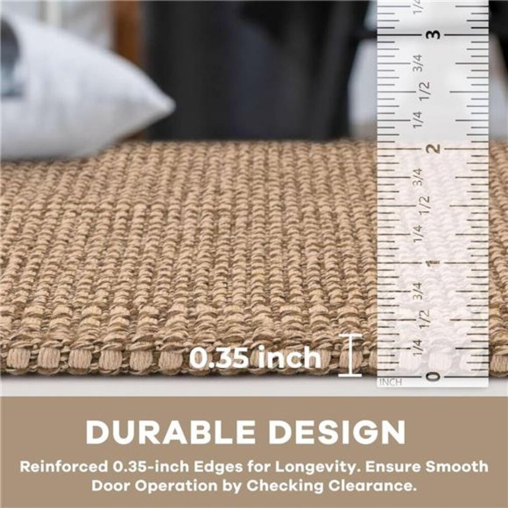 Boho Rugs for Entryway 2x3 ft Small Area Rugs Washable Rugs Rubber Backed - Picture 4 of 7